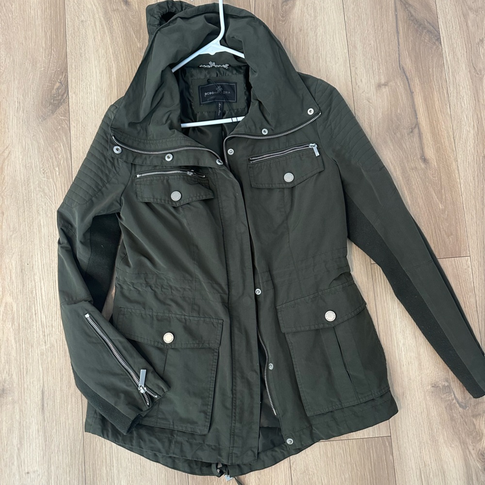 BCBGMaxAzria Olive Green Jacket